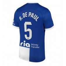 Atletico Madrid Rodrigo De Paul #5 Bortatröja 2023-24 Korta ärmar